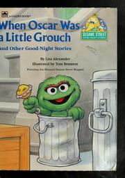 Cover of: When Oscar Was a Little Grouch and Other Good-Night Stories