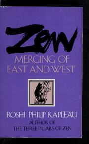 Cover of: Zen: merging of East and West