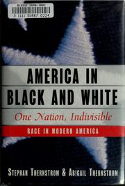 Cover of: America in black and white: one nation, indivisible