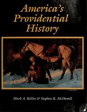 Cover of: America's providential history by Mark A. Beliles