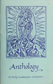 Cover of: Anthology of early Guadalupan literature by Martinus Cawley