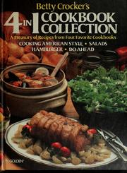 Cover of: Betty Crocker's 4 in 1 cookbook collection by Betty Crocker