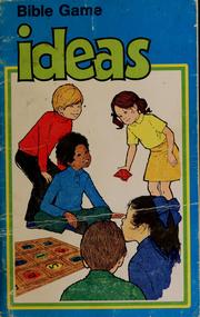 Cover of: Bible games ideas by Shirley Beegle