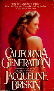 Cover of: California generation