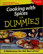 Cover of: Cooking with spices for dummies