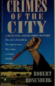 Crimes of the city by Robert Rosenberg