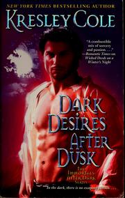 Cover of: Dark desires after dusk (Immortals After Dark # 5