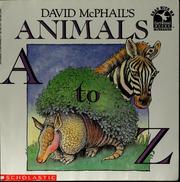 Cover of: David McPhail's animals A to Z.