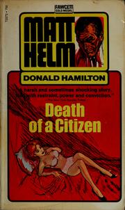 Cover of: Death of a Citizen