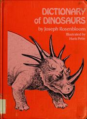 Cover of: Dictionary of dinosaurs