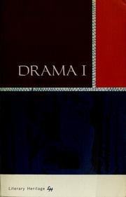 Cover of: Drama I. by Marjorie Barrows