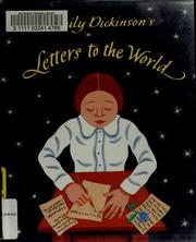 Cover of: Emily Dickinson's letters to the world by Jeanette Winter