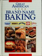 Cover of: Great American brand name baking