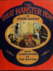 Cover of: The Great Hamster Hunt by Lenore Blegvad