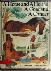 Cover of: A horse and a hound, a goat and a gander