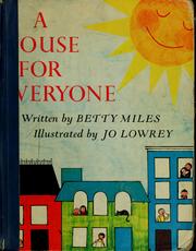 Cover of: A house for everyone.