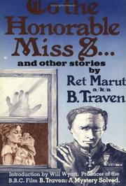 Cover of: To the honourable Miss S-- and other stories