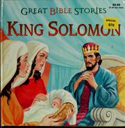Cover of: King Solomon