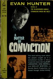 Cover of: A matter of conviction