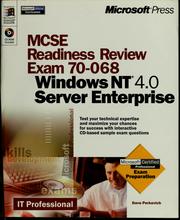 Cover of: Microsoft MCSE readiness review: exam 70-068, Windows NT 4.0 server enterprise