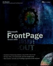 Cover of: Microsoft FrontPage version 2002 inside out