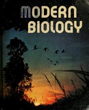Cover of: Modern biology