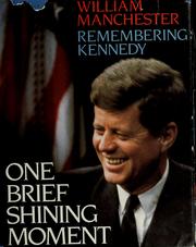 Cover of: One brief shining moment: remembering Kennedy