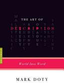 Cover of: The Art of Description: World Into Word