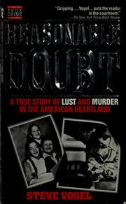 Cover of: Reasonable doubt by Steve Vogel