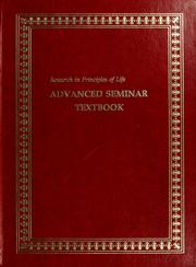 Cover of: Research in principles of life: advanced seminar textbook