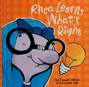 Cover of: Rhea learns what's right
