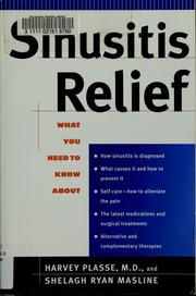 Cover of: Sinusitis relief by Harvey Plasse