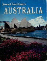 Cover of: Sunset travel guide to Australia