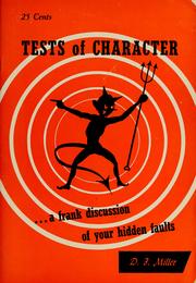 Cover of: Tests of character by D. F. Miller