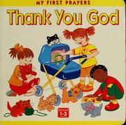 Cover of: Thank you God