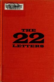 Cover of: The twenty-two letters by Clive King