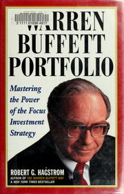 Cover of: The Warren Buffett portfolio by Robert G. Hagstrom