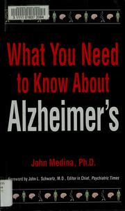 Cover of: What you need to know about Alzheimer's