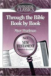 Through the Bible Book by Book by Myer Pearlman