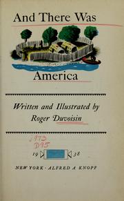 Cover of: And there was America