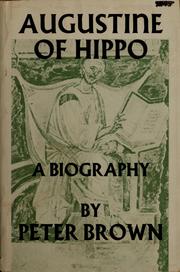 Cover of: Augustine of Hippo by Peter Robert Lamont Brown