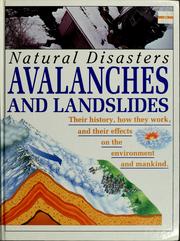 Cover of: Avalanches and landslides