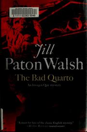 The bad quarto by Jill Paton Walsh