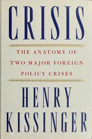 Crisis by Henry Kissinger