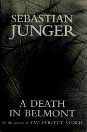 Cover of: A death in Belmont by Sebastian Junger