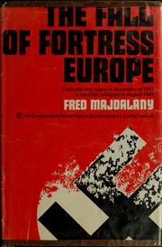 Cover of: The fall of Fortress Europe. by F. Majdalany