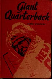 Cover of: Giant quarterback