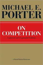 Cover of: On competition by Michael E. Porter