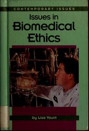 Cover of: Issues in biomedical ethics