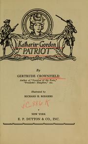 Cover of: Katherine Gordon, patriot